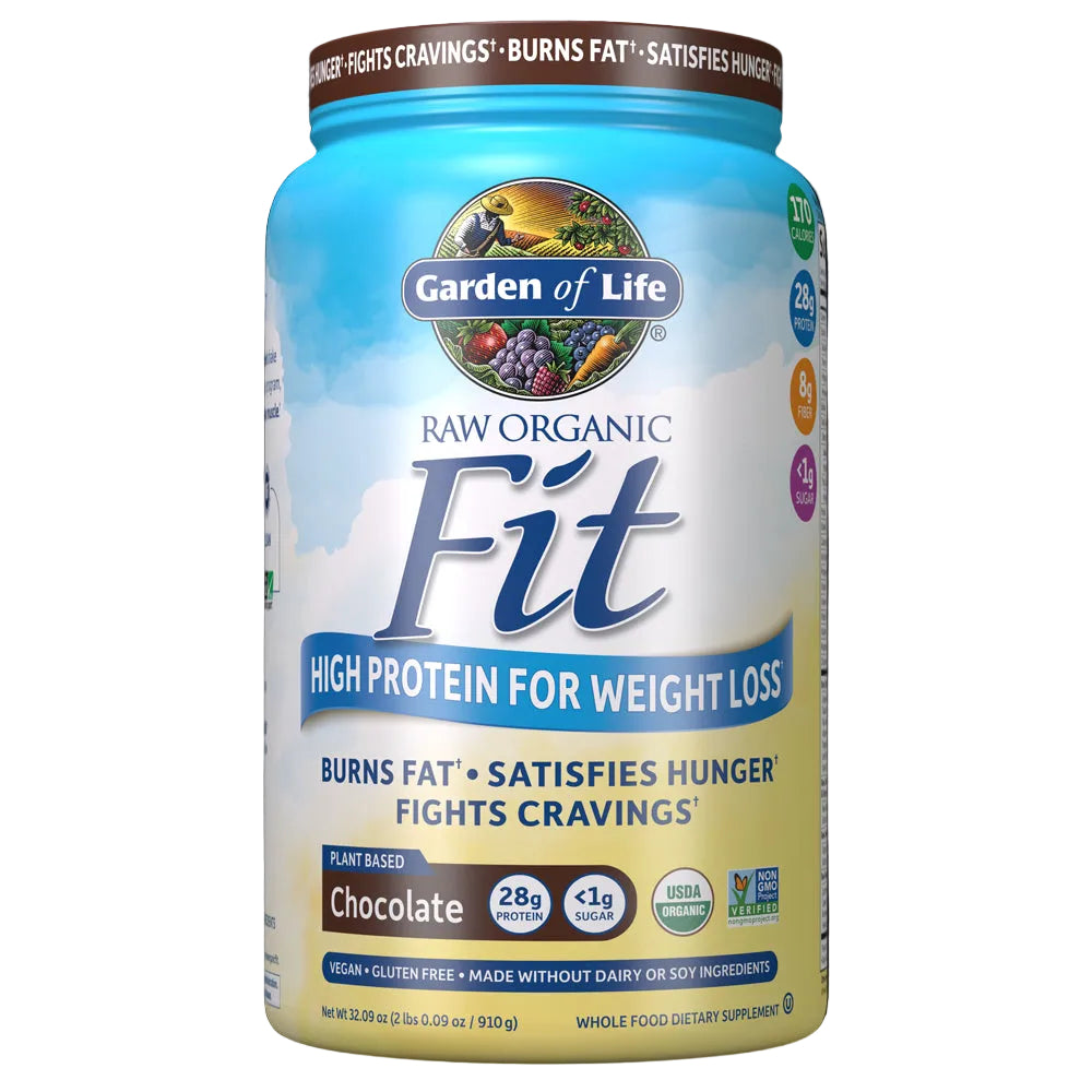 Garden of Life Raw Organic Fit High Protein Weight Loss Powder - Chocolate, 2lb