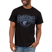 Junk Food NBA Officially Licensed Memphis Grizzlies Adult Short Sleeve T-Shirt - Black, Size L