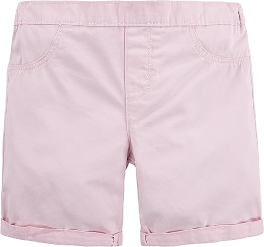 Levi's Girl's Pull-On Midi Cargo Shorts - Rose Shadow, Size 8