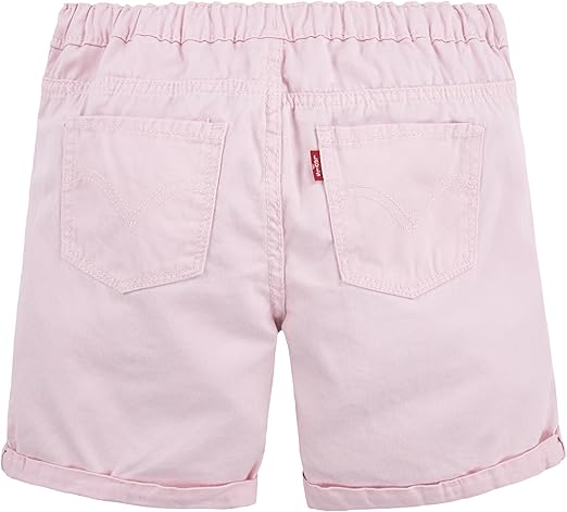 Levi's Girl's Pull-On Midi Cargo Shorts - Rose Shadow, Size 8