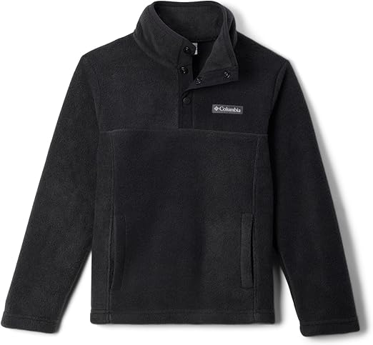 Columbia Toddler Steens Mtn II Quarter Snap Fleece Pullover - Black, Size 2T