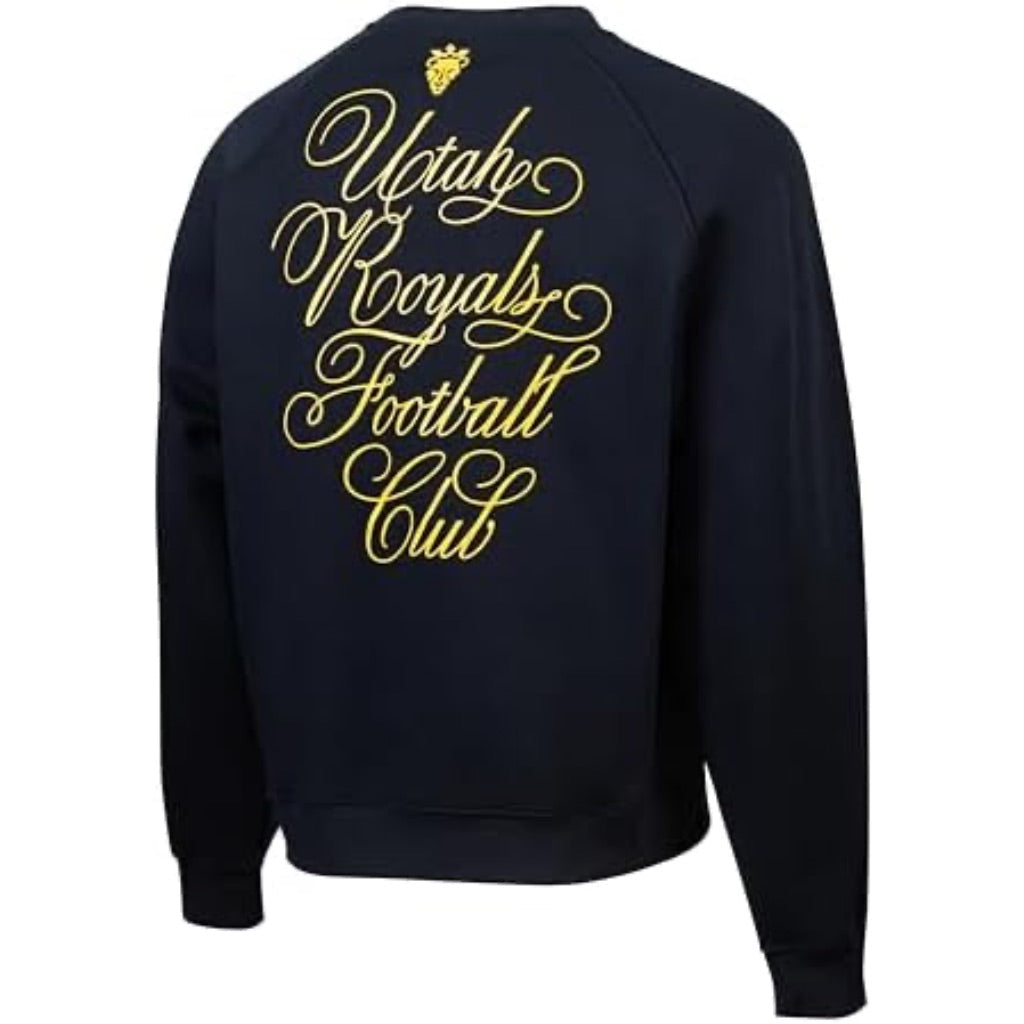 Been There Adult's Utah Royals Footbol Club Oversized Crewneck - Navy, XL