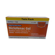 HealthCareAisle Diclofenac Topical Gel, 1% - 3.53oz. (Twin Pack)