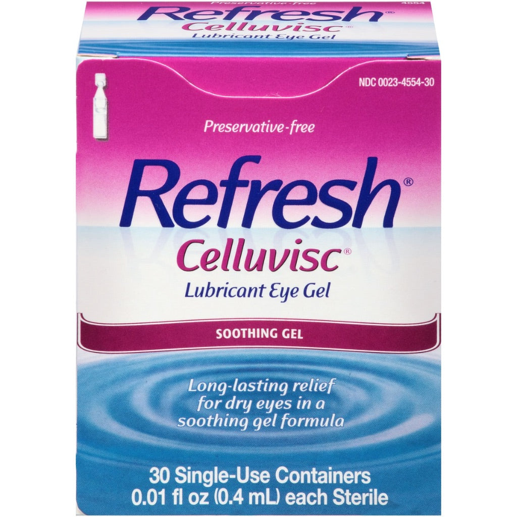 Refresh Celluvisc Lubricant Eye Gel Single-Use Containers, 30ct