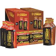 Honey Stinger Caffeinated Organic Energy Gel Variety Pack, Salted Caramel Latte & Strawberry Kiwi - 24ct