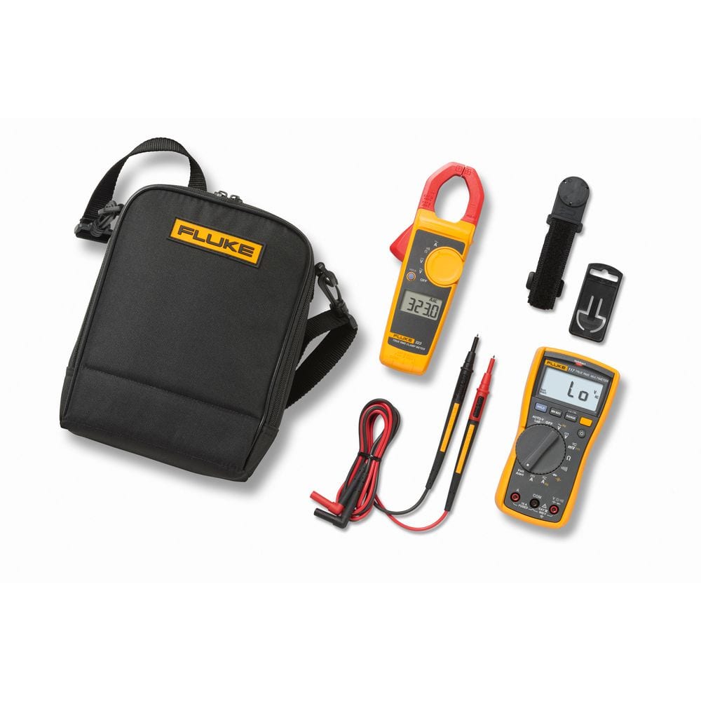 Fluke 117/323 Electrician's Multimeter and Clamp Meter Combo Kit