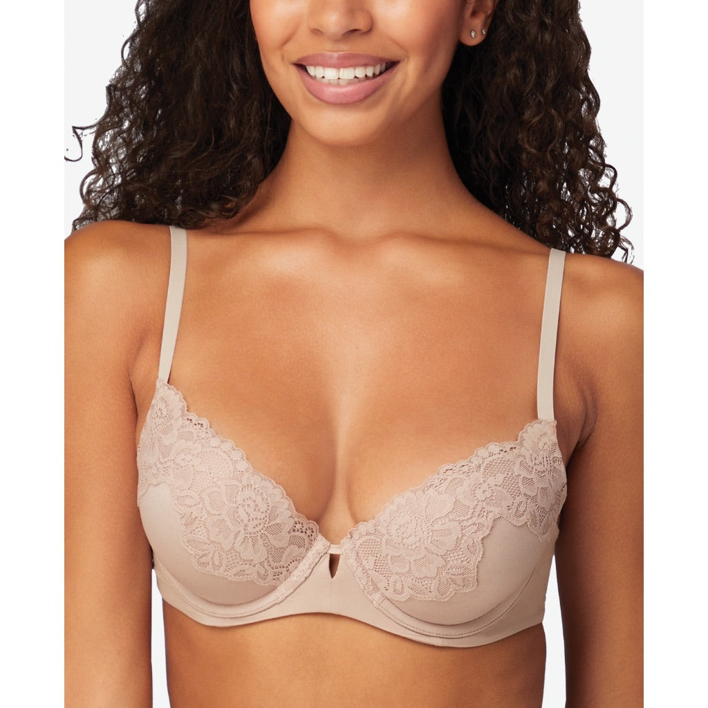 Maidenform Comfort Devotion Your Lift Underwire Bra, Convertable Straps - Evening Blush, 40C