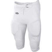 Rawlings Adult's Integrated Game/Practice Football Pants - White, XL
