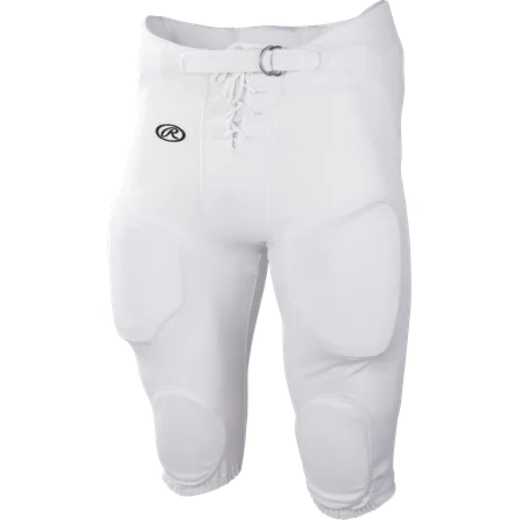 Rawlings Adult Game/Practice Football Pants  White  XLarge