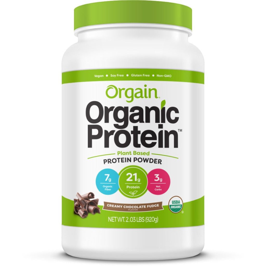 Orgain Organic Plant-Based Protein Powder - Creamy Chocolate Fudge, 2lb.