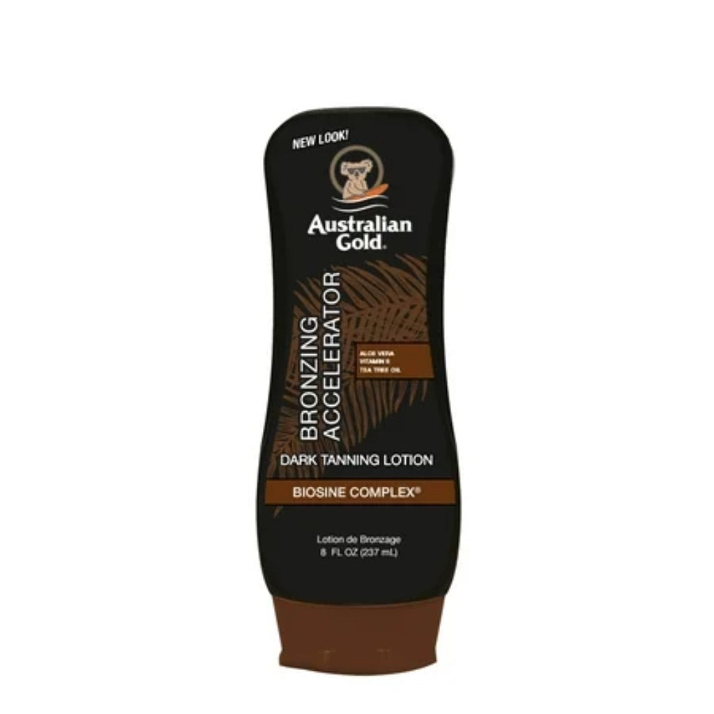 6 Pack Australian Gold Dark Tanning Accelerator Lotion with Instant Bronzer Australian Gold  8 fl oz - 6 Pack
