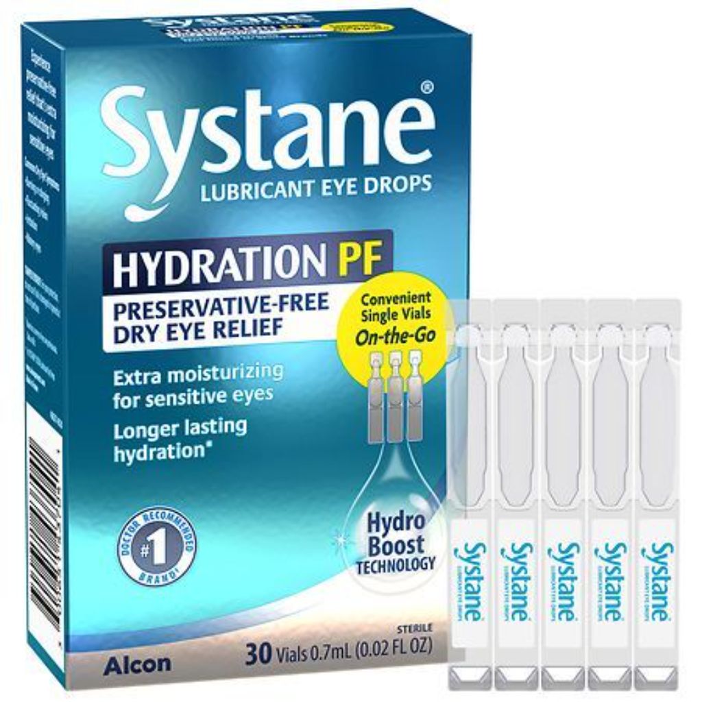 Systane Hydration Preservative Free Dry Eye Drops Vials - 30ct