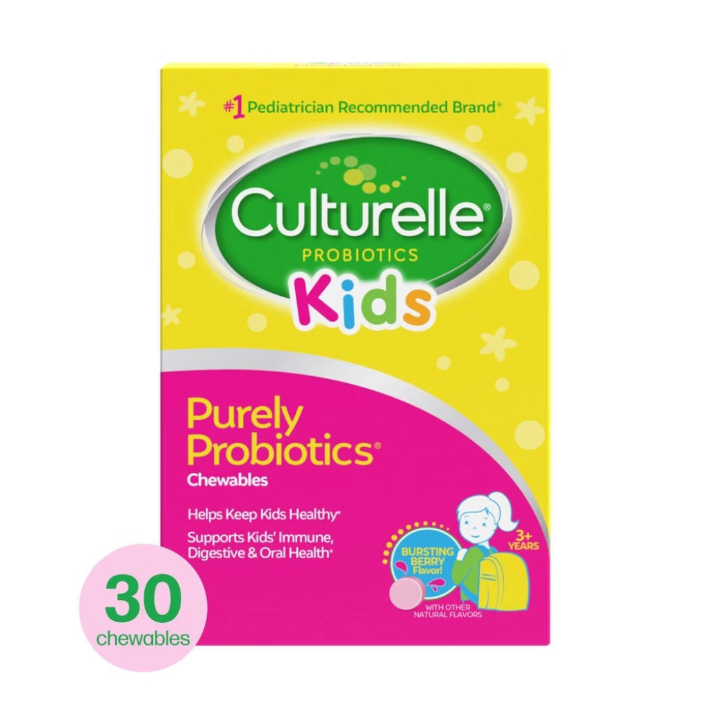 Culturelle Kids Purely Probiotics Once Daily Probiotic Chewables - Berry, 30ct