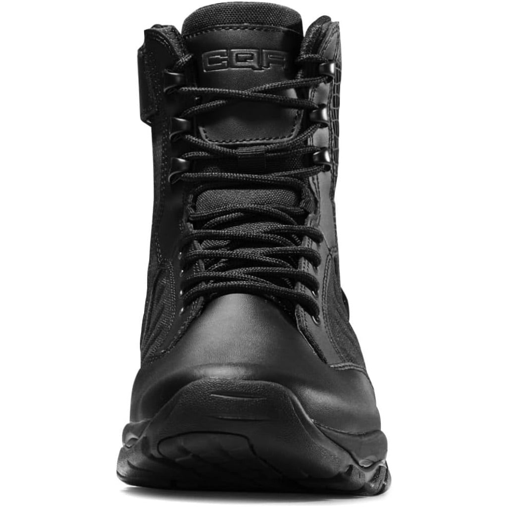 CQR Men's 6" Military Tactical Combat Boots - Black, Size 13