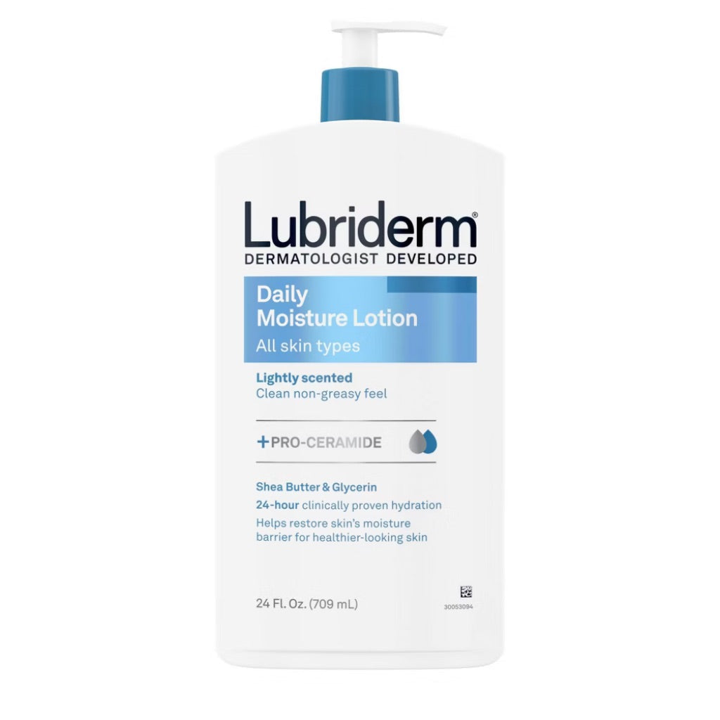 Lubriderm Daily Moisture Body Lotion + Pro-Ceramide 24 Fl Oz