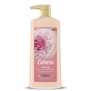 Caress Daily Silk Body Wash with Pump - White Peach & Orange Blossom, 25.4 fl. oz.
