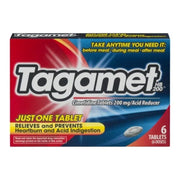 Tagamet HB 200 mg Cimetidine Acid Reducer and Heartburn Relief  6 Count