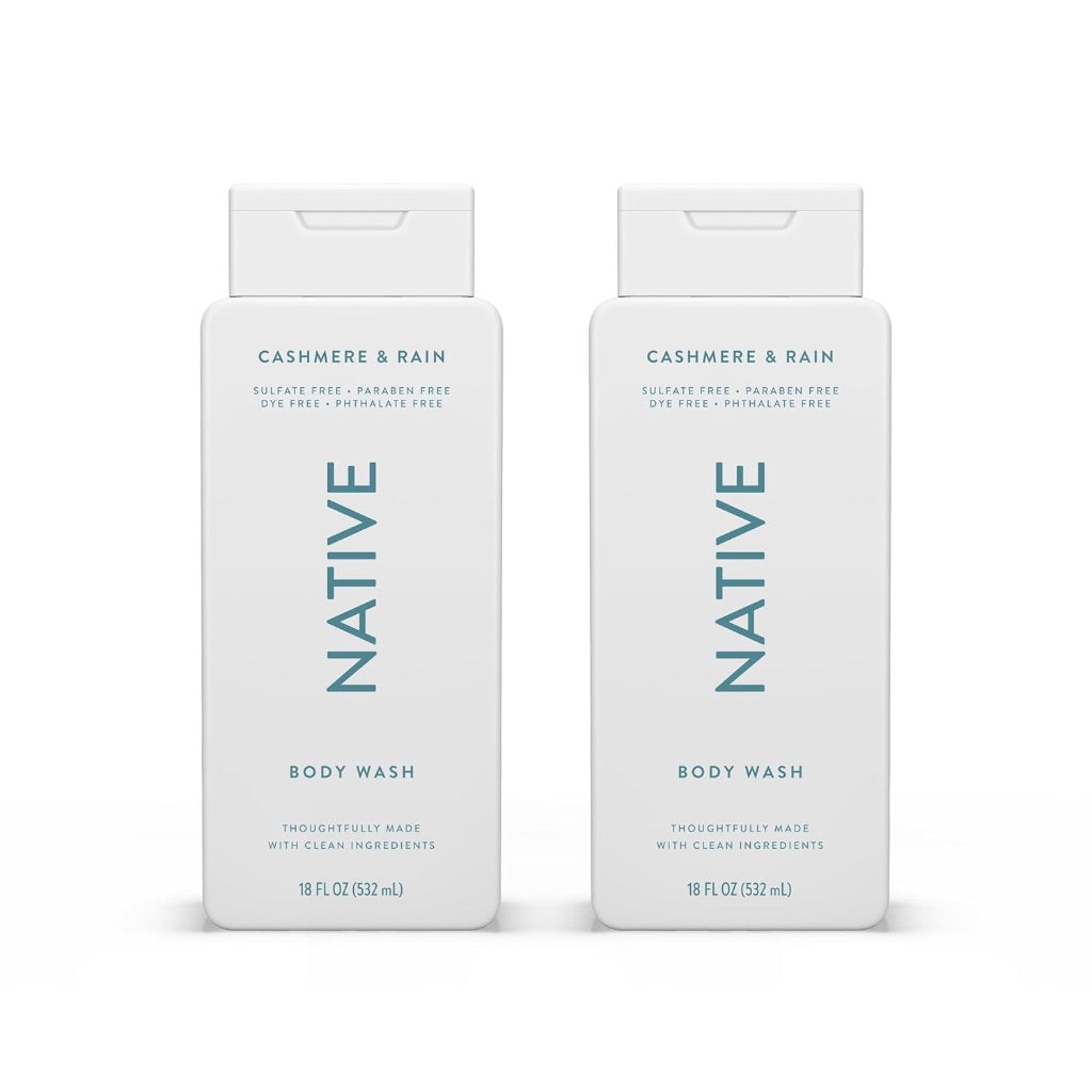 Native Body Wash - Cashmere & Rain, 18 fl. oz. (2 Pack)