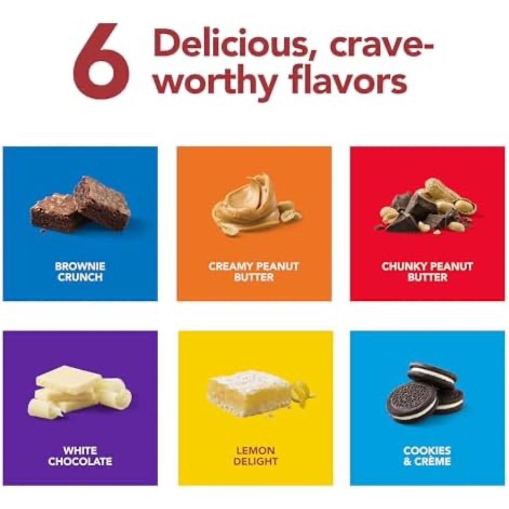 think! Protein Bars High Protein Nutrition Bars - Variety Pack, 2.1oz (12 Pack)