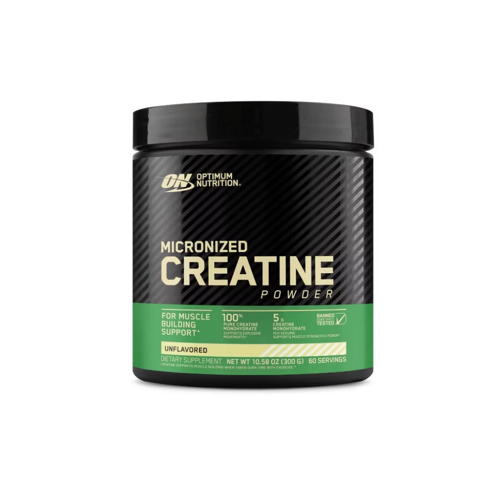 Optimum Nutrition Micronized Creatine Powder - Unflavored, 60 Servings (300g)