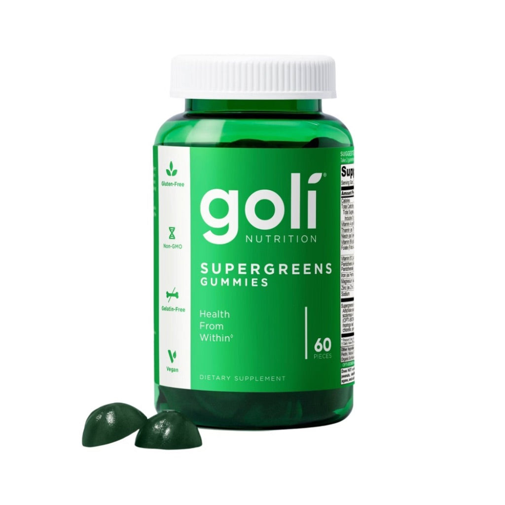 Goli Nutrition Supergreens Gummies with Probiotics - 60ct.