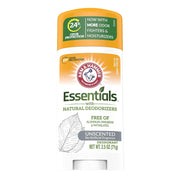 2 Pack Arm & Hammer Essentials Deodorant - Unscented Solid - 2.5oz