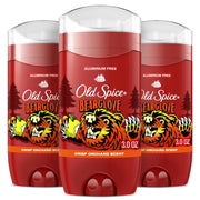 Old Spice Aluminum Free Deodorant Invisible Solid Stick - Bearglove, 3 oz (3 Pack)