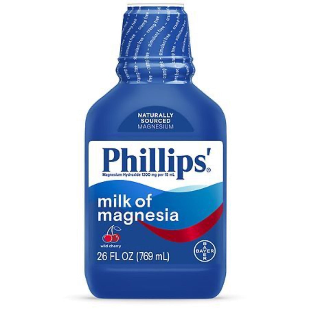 Phillips Milk Of Magnesia Liquid Magnesium Laxative - Wild Cherry, 26 fl. oz.