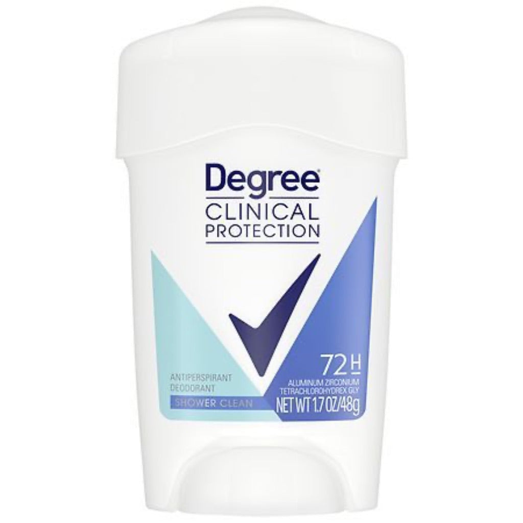 Degree Women's Clinical Protection Antiperspirant Deodorant - Shower Clean, 1.7 oz