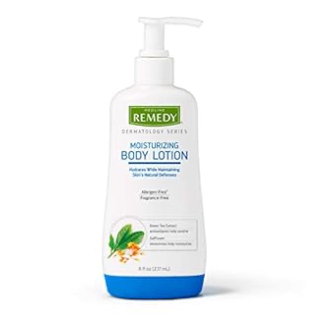 Medline Remedy Clinical Skin Moisturizing Lotion  Fragrance-Free  For All Skin Types  8 oz