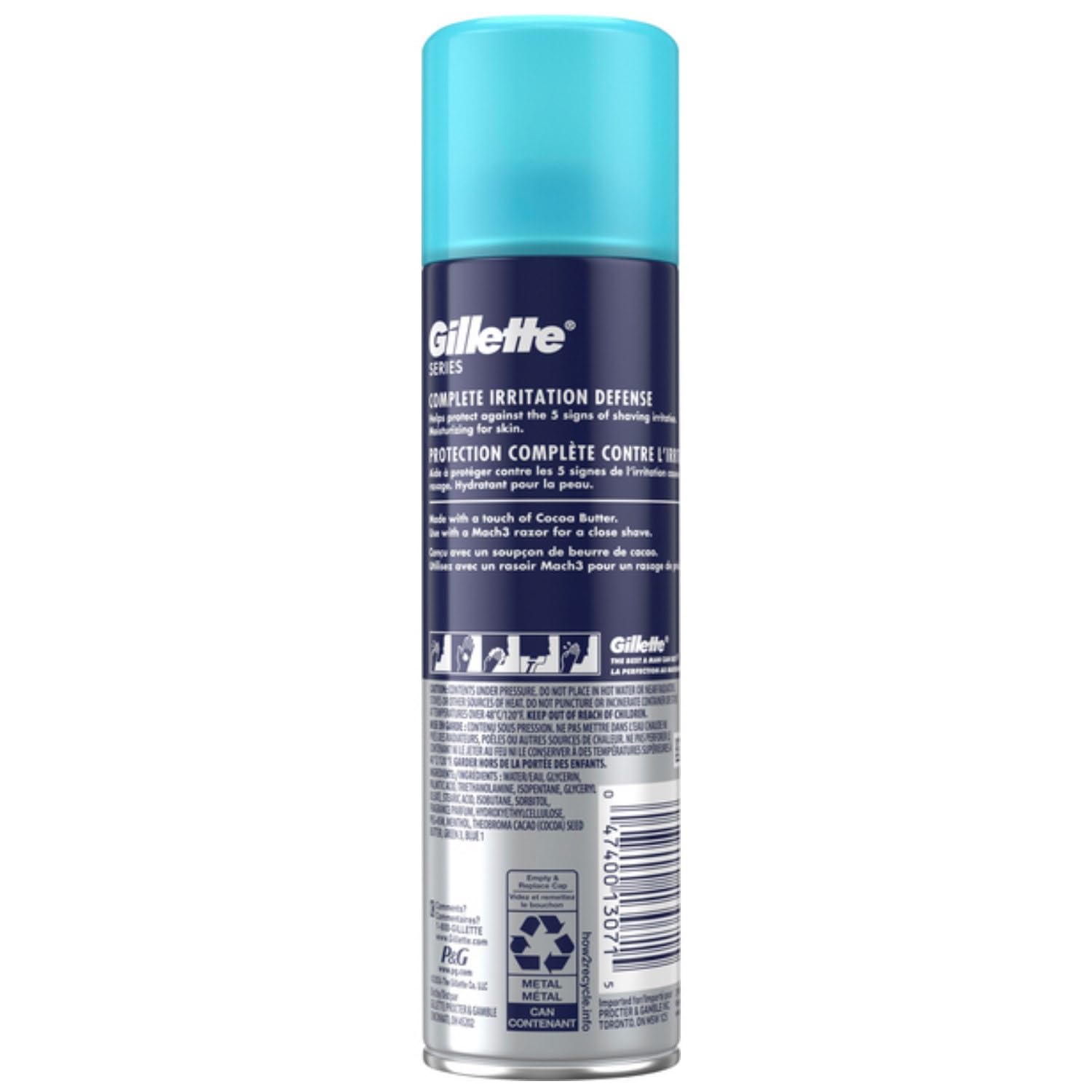 Gillette Series Men's Moisturizing Shave Gel with Cocoa Butter - 7oz