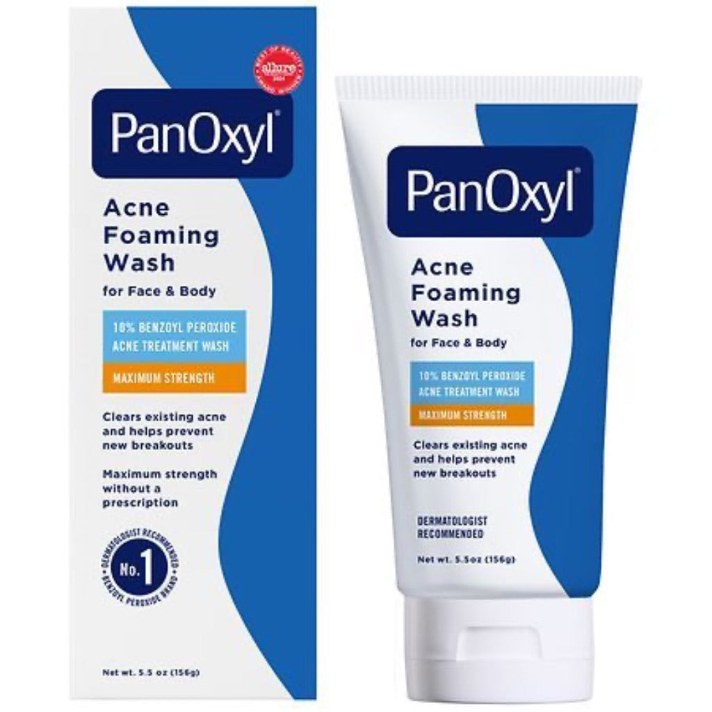 PanOxyl Max Strength Foaming Acne Wash w/10% Benzoyl Peroxide - 5.5 fl. oz.