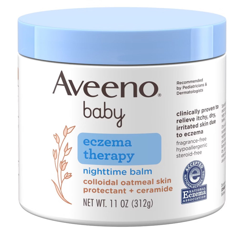 Aveeno Baby Eczema Therapy Nighttime Moisturizing Balm - 11 oz.