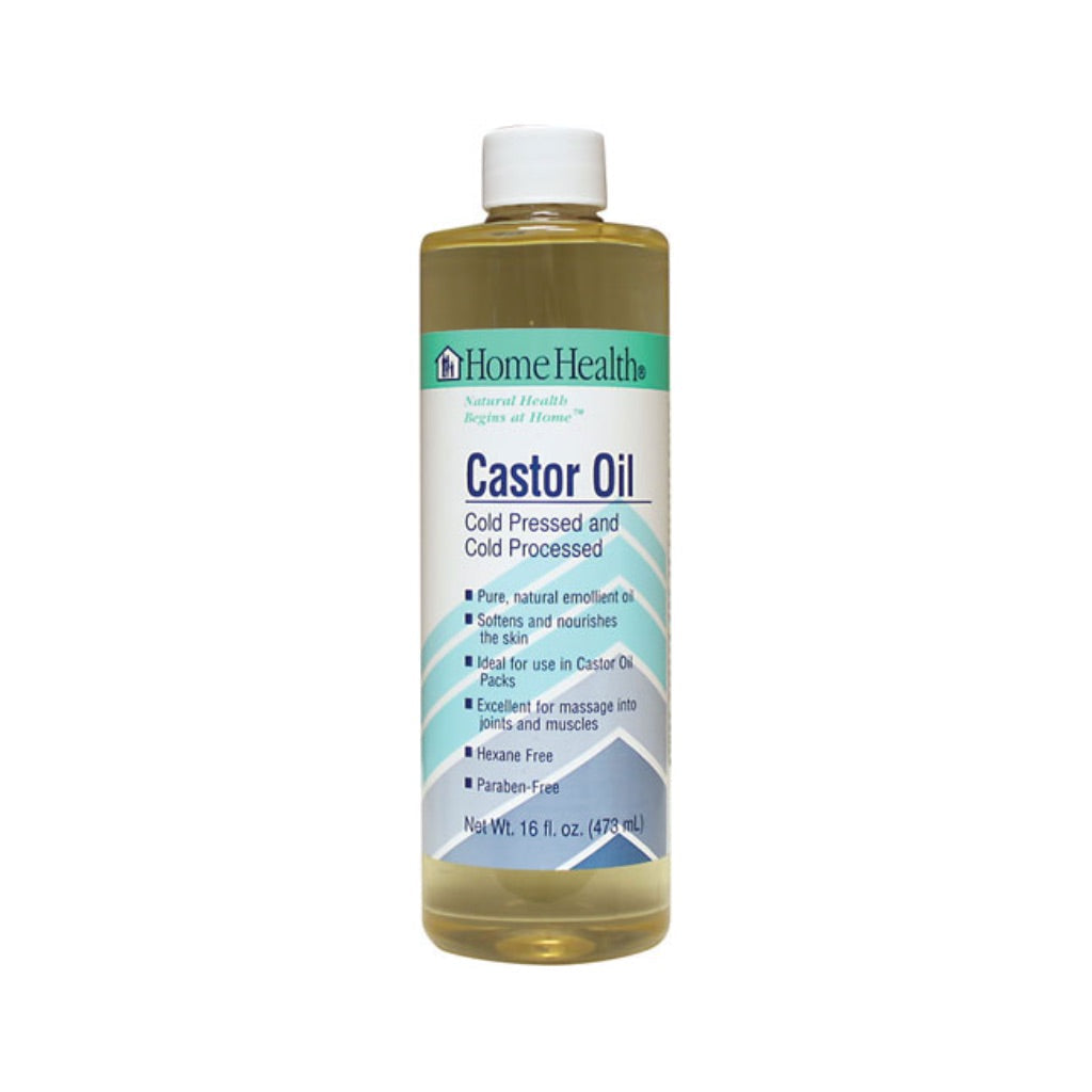 Home Health, Castor Oil Cold Pressed, 16 Fl Oz