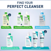 CeraVe Hydrating Cream-to-Foam Cleanser and Makeup Remover for Normal to Dry Skin, Fragrance Free - 19 fl. oz.