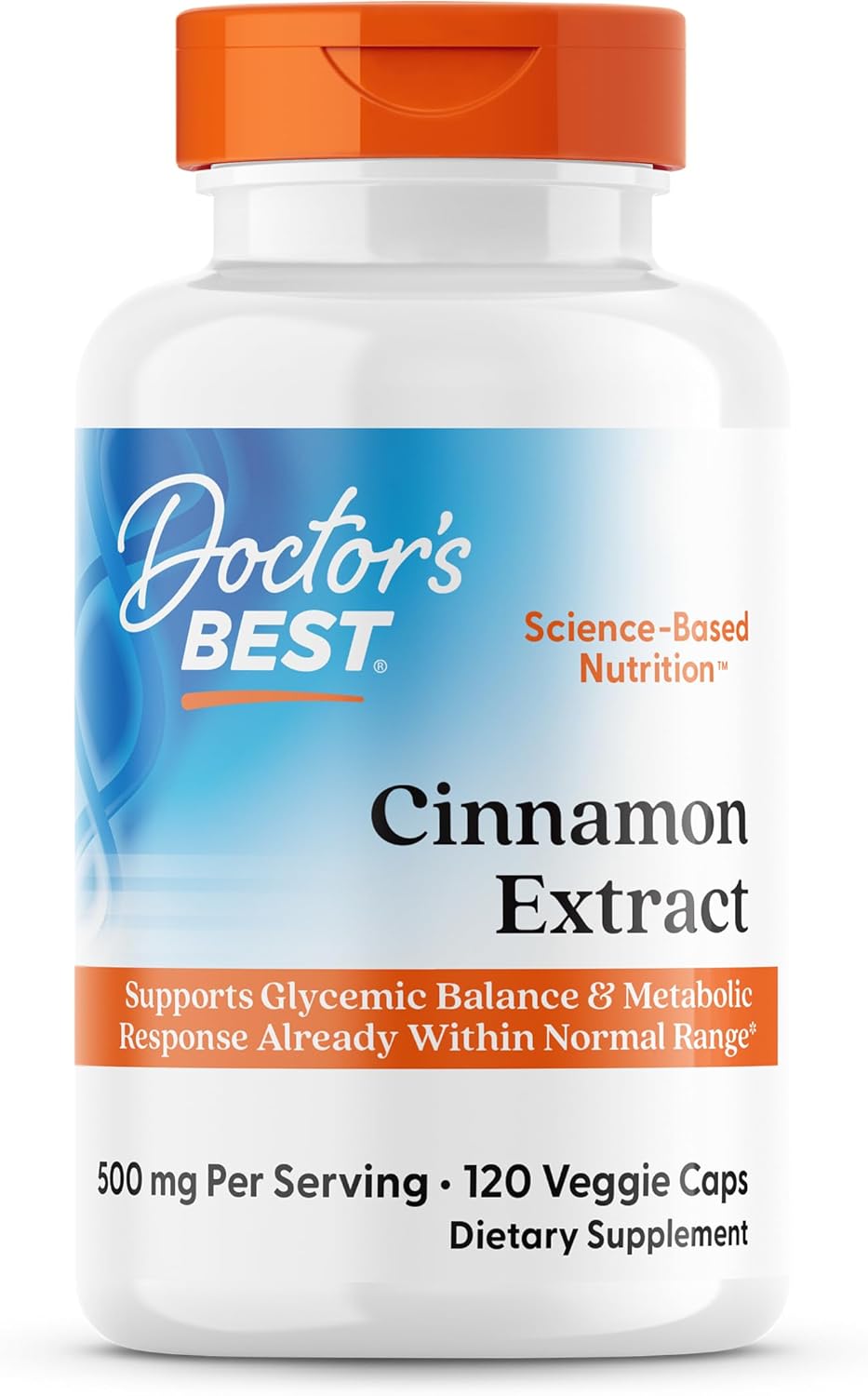 Doctor's Best Cinnamon Extract with CinSulin 250 mg - 120 Veggie Caps
