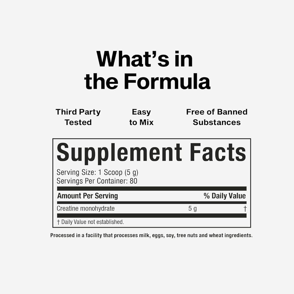 MuscleTech 100% Creatine Monohydrate Powder 14.11oz (80 Servings)