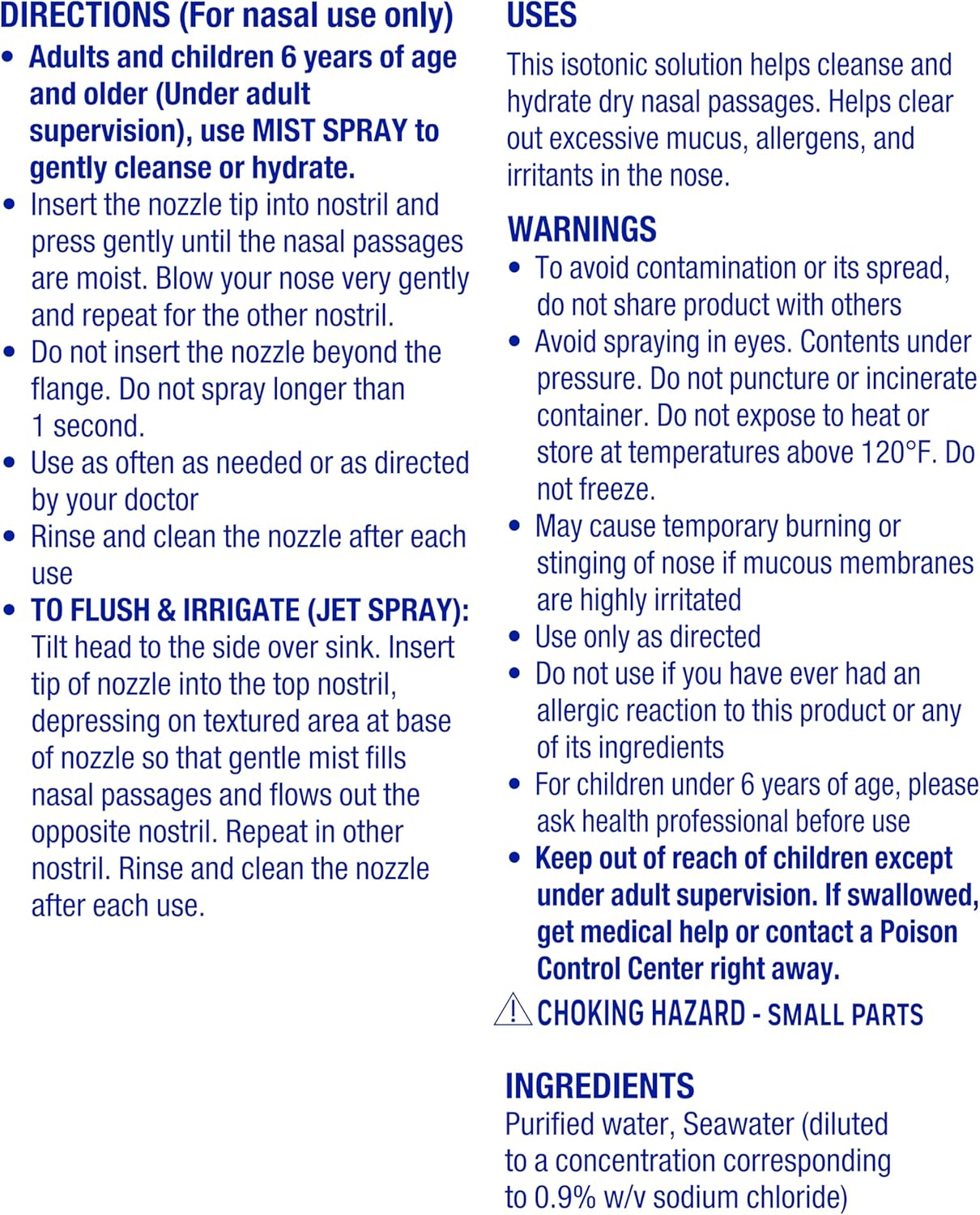 Afrin Saline Burst Moisturizing Daily Nasal Mist - 5 oz