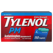 Tylenol PM Extra Strength Acetaminophen 500mg Pain Reliever & Sleep Aid - 150 Caplets