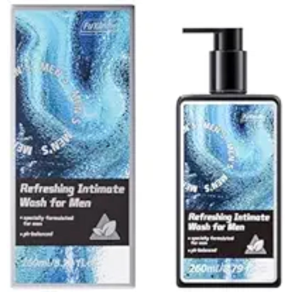 Men's Intimate Wash, Intimate Body Wash for Men, PH Balance for Sensitive Skin, Plant-Based Formula 260ml/8.79oz