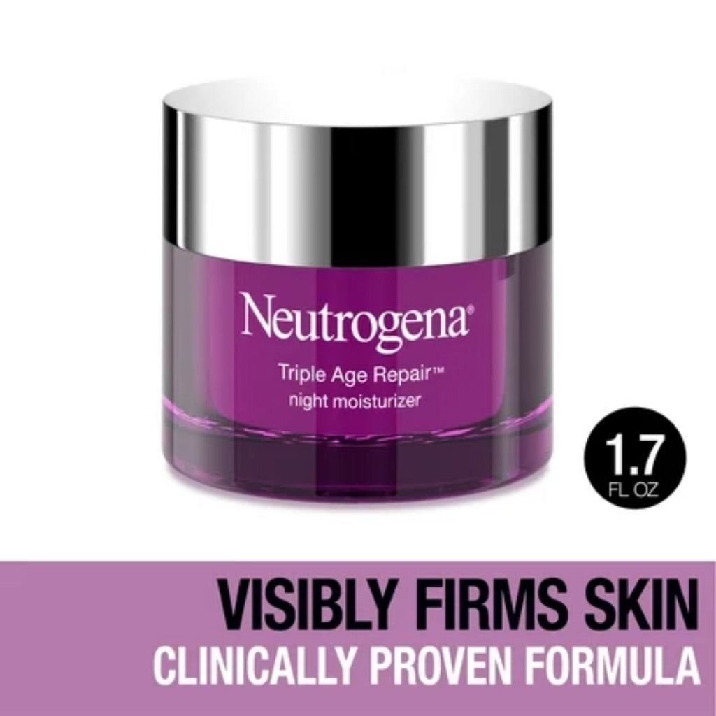 Neutrogena Triple Age Repair Night Cream Face Moisturizer - 1.7 oz