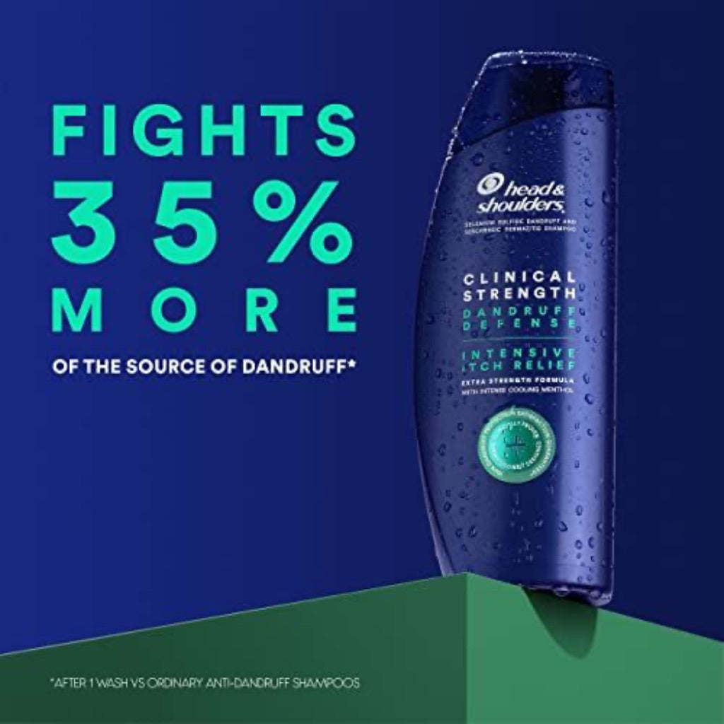 Head & Shoulders Clinical Dandruff Defense Intensive Itch Shampoo - 13.5 fl. oz. (Twin Pack)