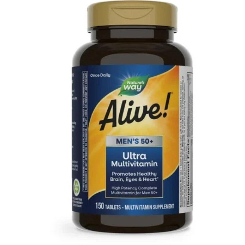 Nature’s Way Alive! Men’s 50+ Ultra Multivitamin - 150 Tablets