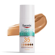 Eucerin Sun Tinted Sensitive Mineral Face Sunscreen Lotion SPF 35, 1.7 fl. oz.
