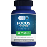 Focus Vitamins | Focus Select Zinc Free Formula | 180 Softgel Capsules | Eye Vitamin & Supplement | Easy to Swallow Pill