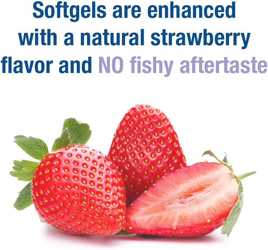 Garden of Life Oceans Mom Prenatal Fish Oil DHA 350mg, Omega-3 - Strawberry, 30 Softgels