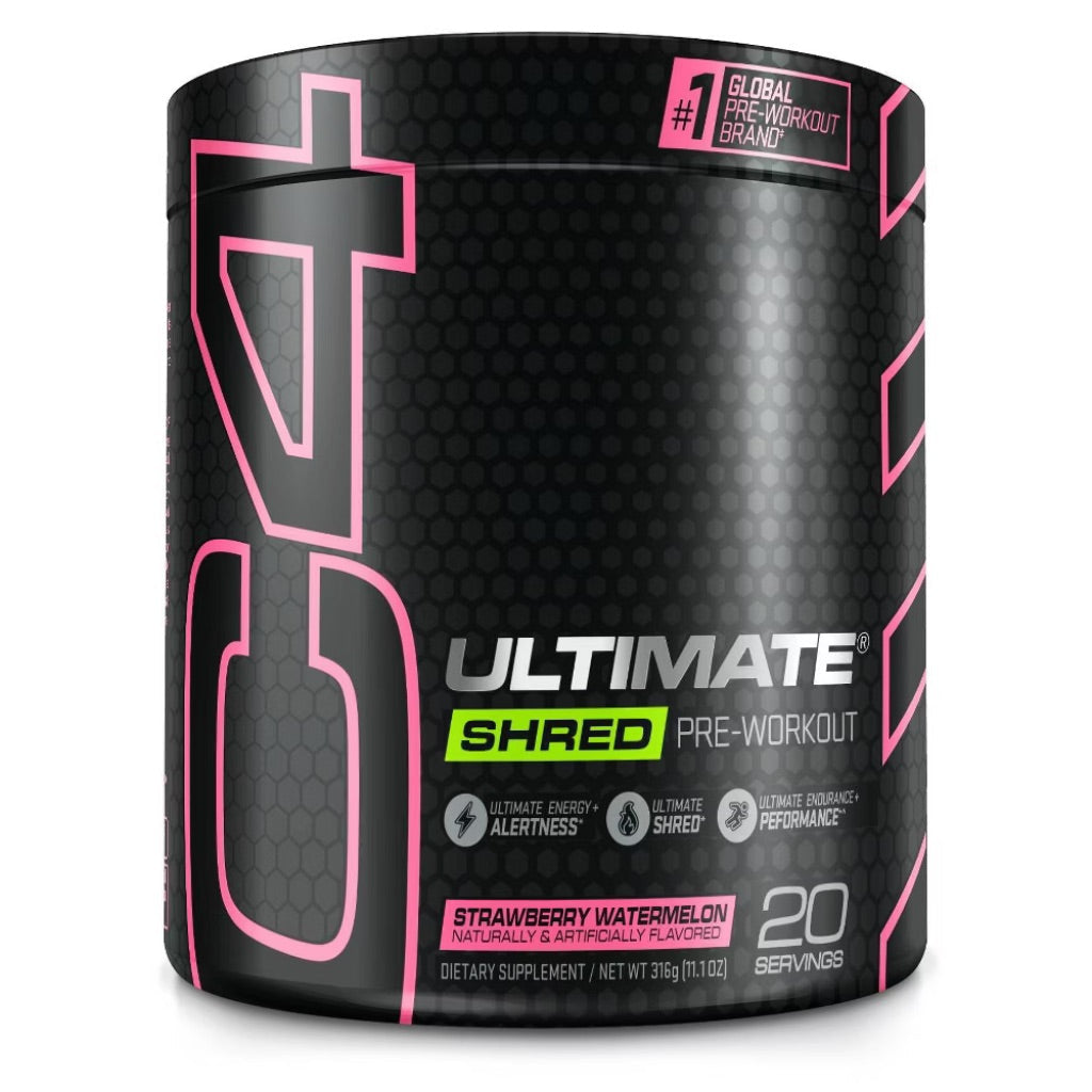 Cellucor C4 Ultimate Shred Pre-Workout Powder - Strawberry Watermelon, 20 Servings