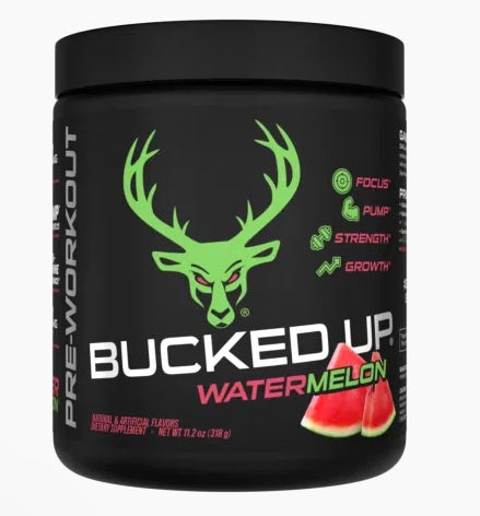Bucked Up Pre Workout Powder, 30svgs - Watermelon, 30 Servings