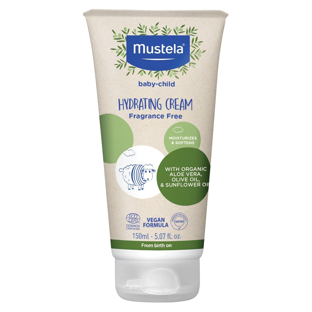 Mustela Baby-Child Hydrating Face & Body Cream, Fragrance Free - 5.07 fl. oz.