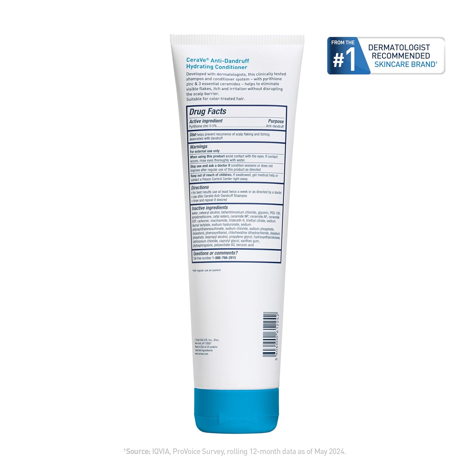 CeraVe Anti-Dandruff Hydrating Conditioner 0.5% Pyrithione Zinc - 9 fl. oz.
